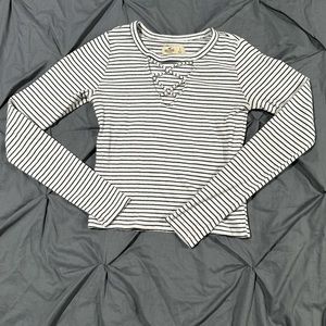 Hollister cropped long sleeve